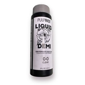 PULP RIOT LIQUID DEMI Demi Permanent Liquid‎ Hair Color 2 oz 0-0 Clear